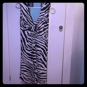 Express Zebra Print Dress